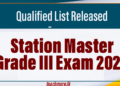 Station Master Grade III Exam 2025