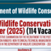 Wildlife Conservation Ranger 2025 (Open Exam)- Department of Wildlife Conservation