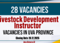 Livestock Development Instructor