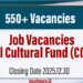 Job Vacancies at Central Cultural Fund (CCF) 2025