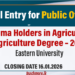Diploma Holders in Agriculture