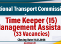 National Transport Commission Job Vacancies 2026
