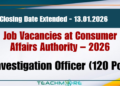 Job Vacancies at Consumer Affairs Authority – 2026