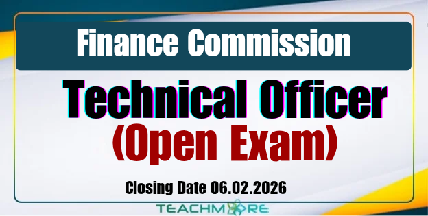 Technical Officer - Finance Commission