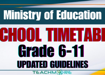 School Timetable Guideline for 2026