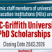 Griffith University Full PhD Scholarships 2026