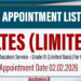 SLTES Grade III (Limited) - Appointment List