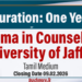 Diploma in Counselling - University of Jaffna
