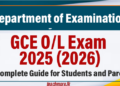 GCE O/L Exam 2025 (2026) – Complete Guide for Students and Parents