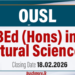 BEd (Hons) in Natural Sciences