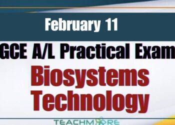 GCE A/L Biosystems Technology Practical Exam