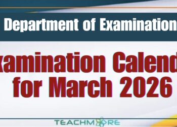 Examination Calendar for March 2026