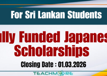 Fully Funded Japanese Scholarship for Sri Lankan Students