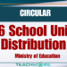 2026 School Uniform Distribution Plan
