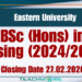 BSc (Hons) in Nursing (2024/2025) - Eastern University