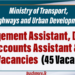 Management Assistant, Driver, Accounts Assistant & More Vacancies – Ministry of Transport, Highways and Urban Development