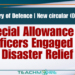 Special Allowance for Officers Engaged in Disaster Relief