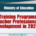 New Training Programs for Teacher Professional Development in 2026