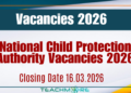National Child Protection Authority Vacancies 2026
