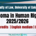 Diploma in Human Rights 2025/2026 - University of Colombo