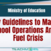 New Guidelines to Maintain School Operations Amidst Fuel Crisis