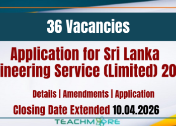 Sri Lanka Engineering Service (Limited) 2026