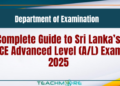 Complete Guide to Sri Lanka’s GCE Advanced Level (A/L) Exam 2025