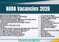 NARA Vacancies 2026
