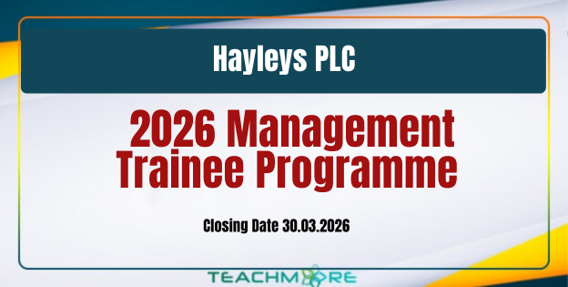 2026 Management Trainee Programme - Hayleys PLC