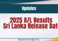 2025 A/L Results Sri Lanka Release Date