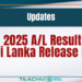 2025 A/L Results Sri Lanka Release Date