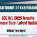 GCE A/L 2025 Results Release Date: Latest Updates