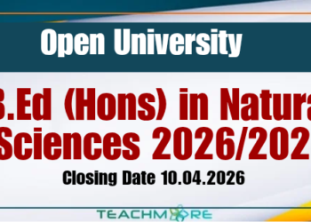 B.Ed (Hons) in Natural Sciences