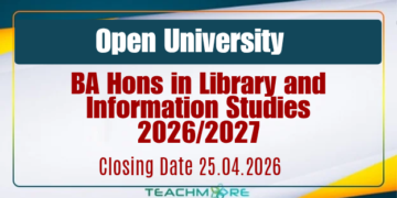 BA Hons in Library and Information Studies