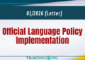 Official Language Policy Implementation