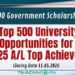 Top 500 University Opportunities for 2025 A/L Top Achievers