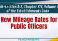 New Mileage Rates Announced for Public Officers
