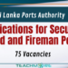 Applications for Security Guard and Fireman