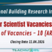 Senior Scientist Vacancies 2026