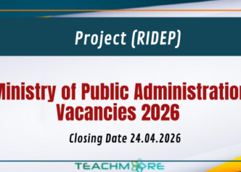 Ministry of Public Administration Vacancies Project (RIDEP)