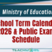 School Term Calendar 2026 & Public Exam Schedule