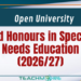 BEd Honours in Special Needs Education