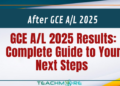 After GCE A/L 2025 Results: Complete Guide to Your Next Steps