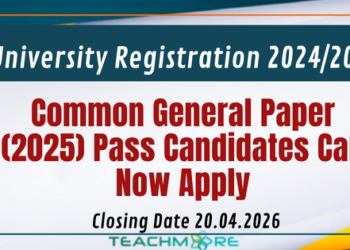 University Registration 2024/2025 – CGP Pass Candidates Can Now Apply