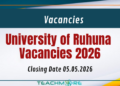 University of Ruhuna Vacancies 2026