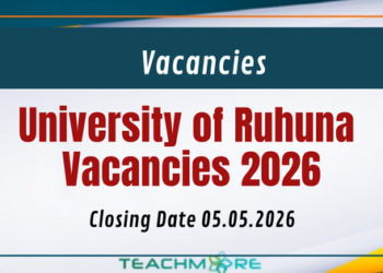 University of Ruhuna Vacancies 2026