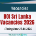 BOI Sri Lanka Vacancies 2026
