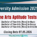 Fine Arts Aptitude Tests 2025/2026 – University of Jaffna