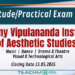 Swamy Vipulananda Institute of Aesthetic Studies - Aptitude/Practical Exam 2026