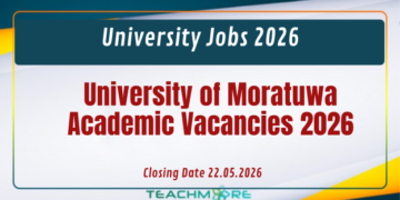 University of Moratuwa Academic Vacancies 2026